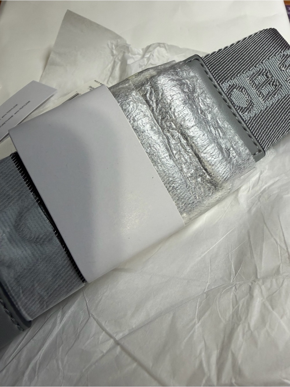 Marc Jacob strap Gray with Silver Accent NEW